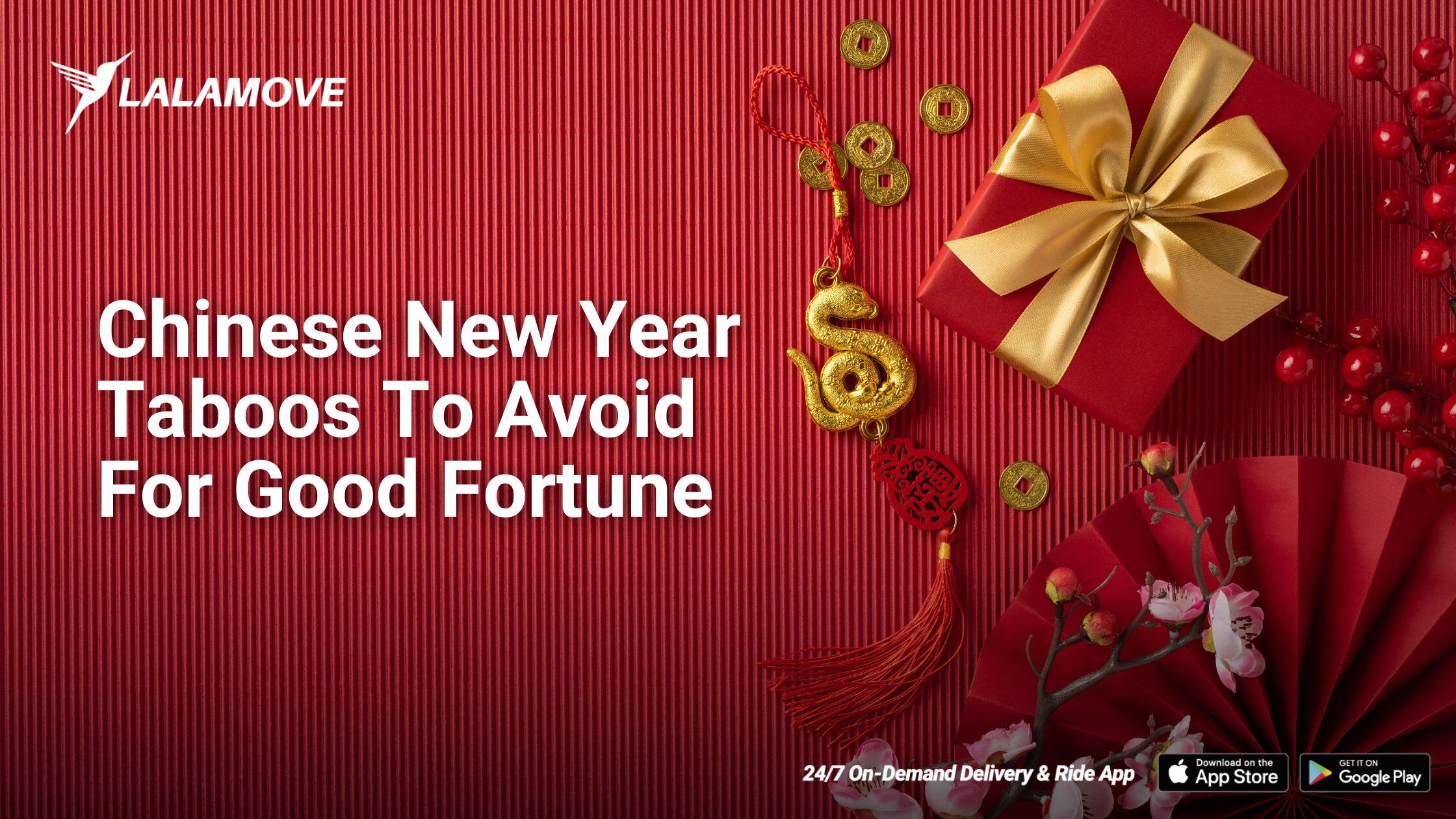 Blog Lalamove Malaysia chinese new year taboos